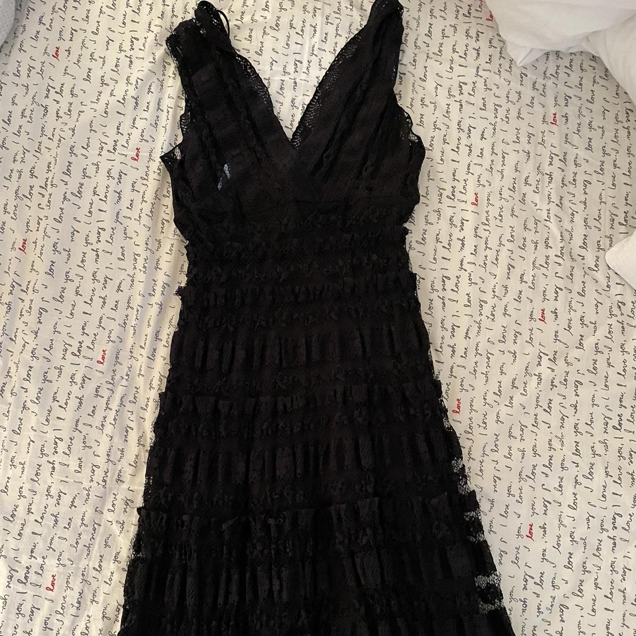 Max Studio Women S Black Dress Depop   P0 