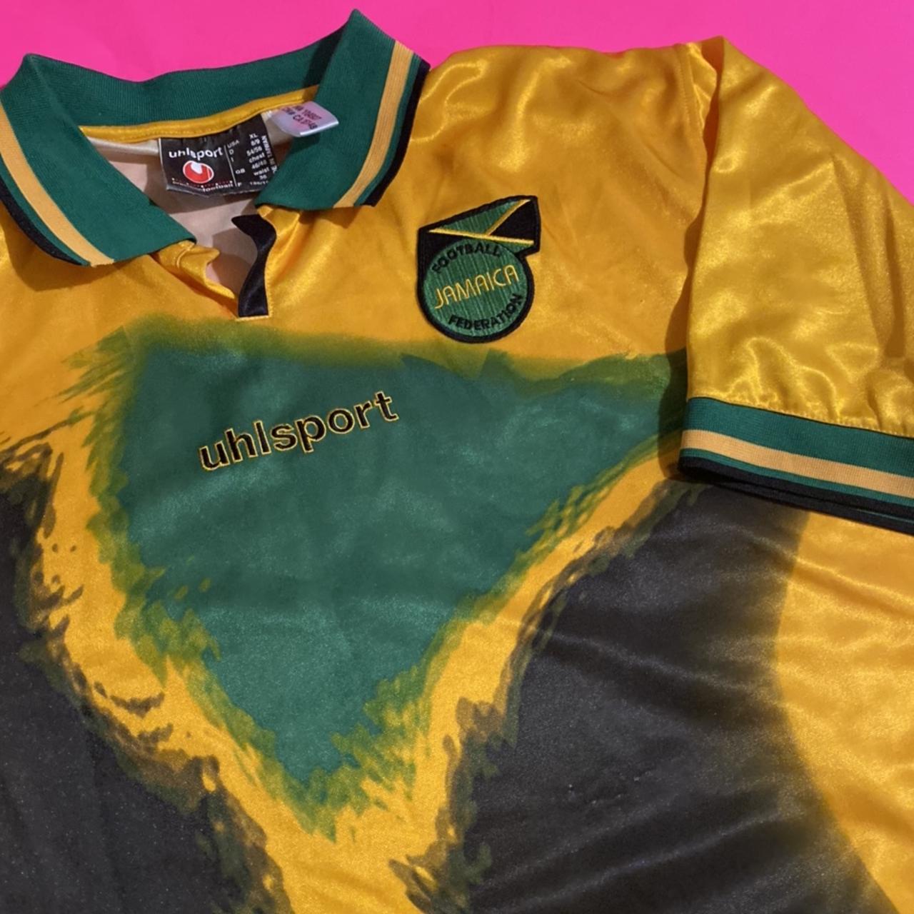 2002-04 Jamaica home jersey - L/XL • RB - Classic Soccer Jerseys