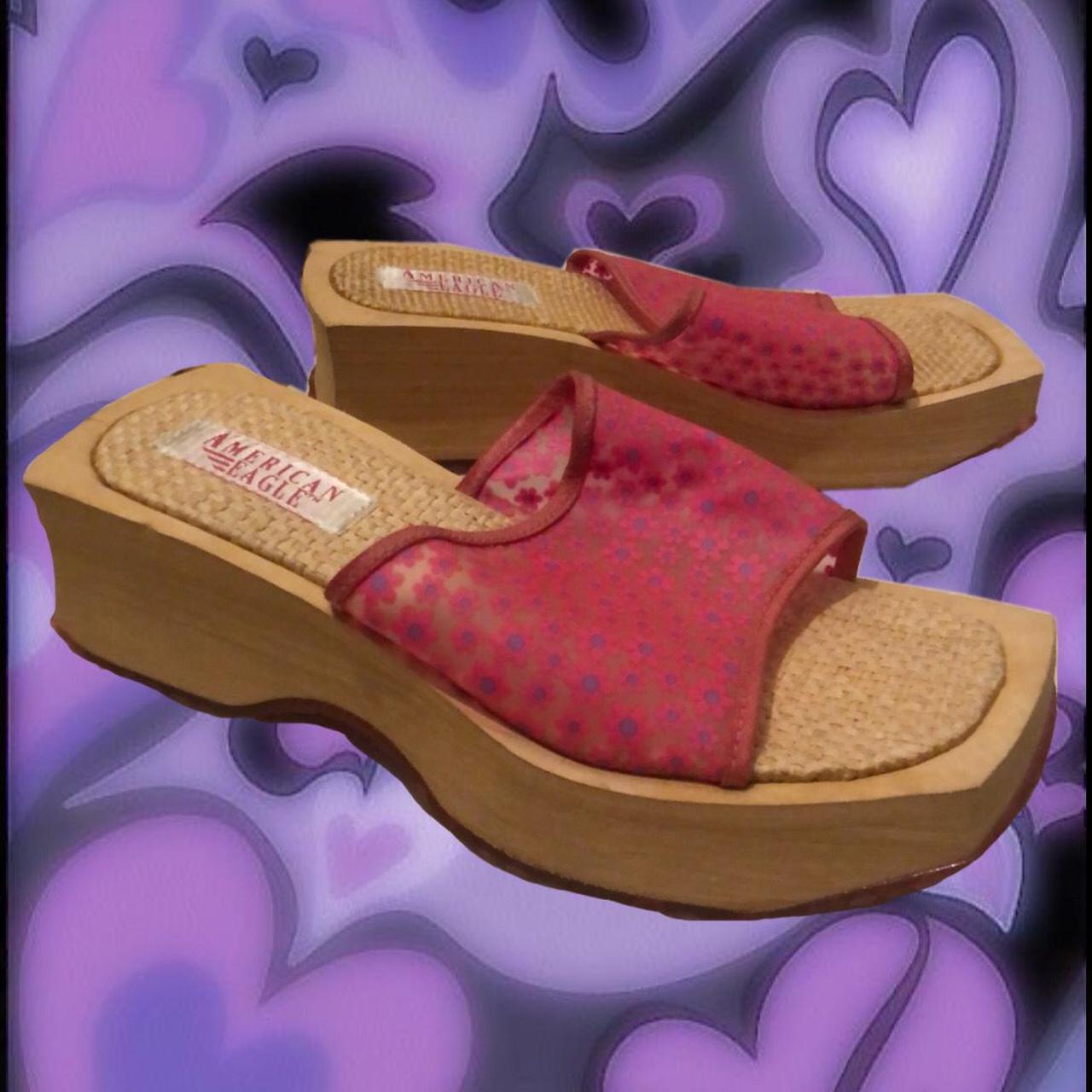 american eagle platform sandals