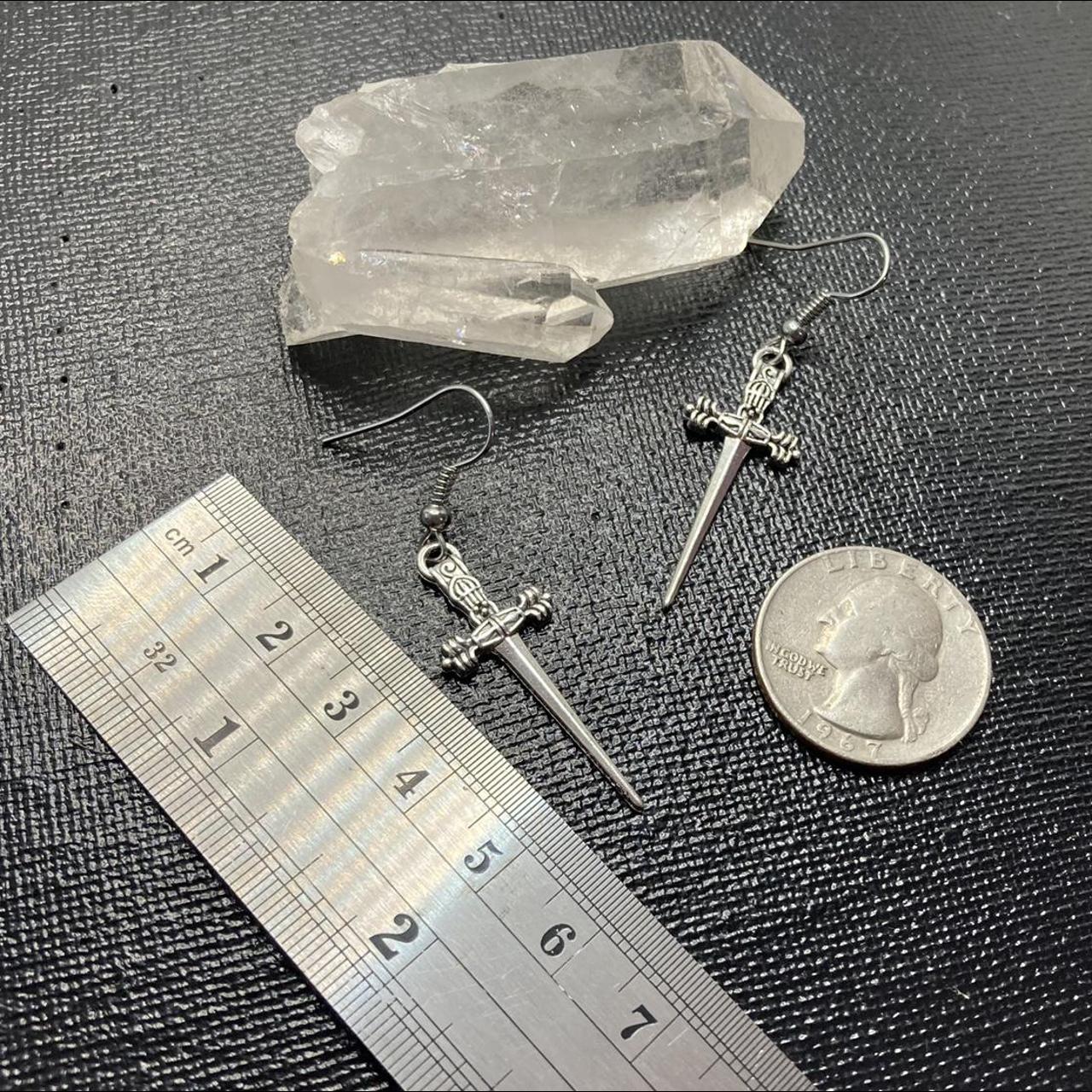 Product Image 3 - Silver dagger dangle earrings!🔥

☀️$8☀️ +