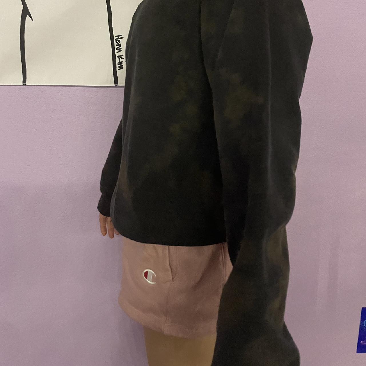 Brandy Melville🔅 Custom Bleach Dyed Black oversized... Depop