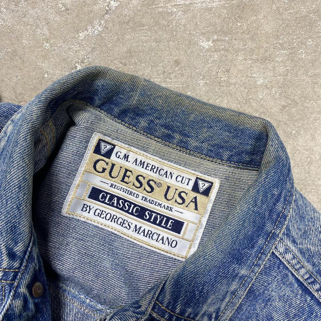 90s Guess USA Jean Jacket Guess USA Jean Jacket by | Depop
