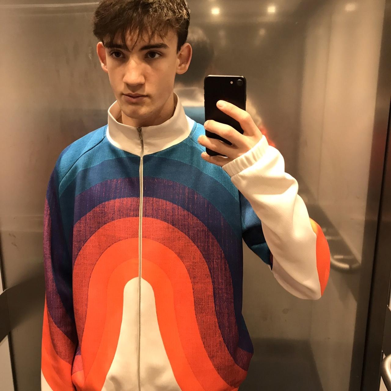 【アーカイブ】 Dries van noten panton ポリジップパーカー 580 retail dries van noten x Verner Panton. | Depop