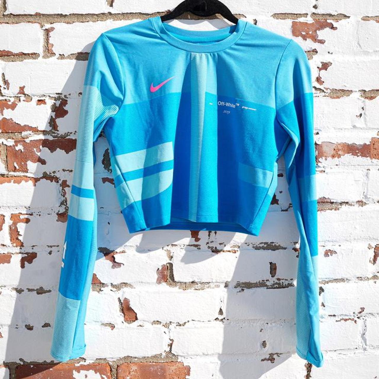 Off-white x nike women's easy run top photo outlet blue