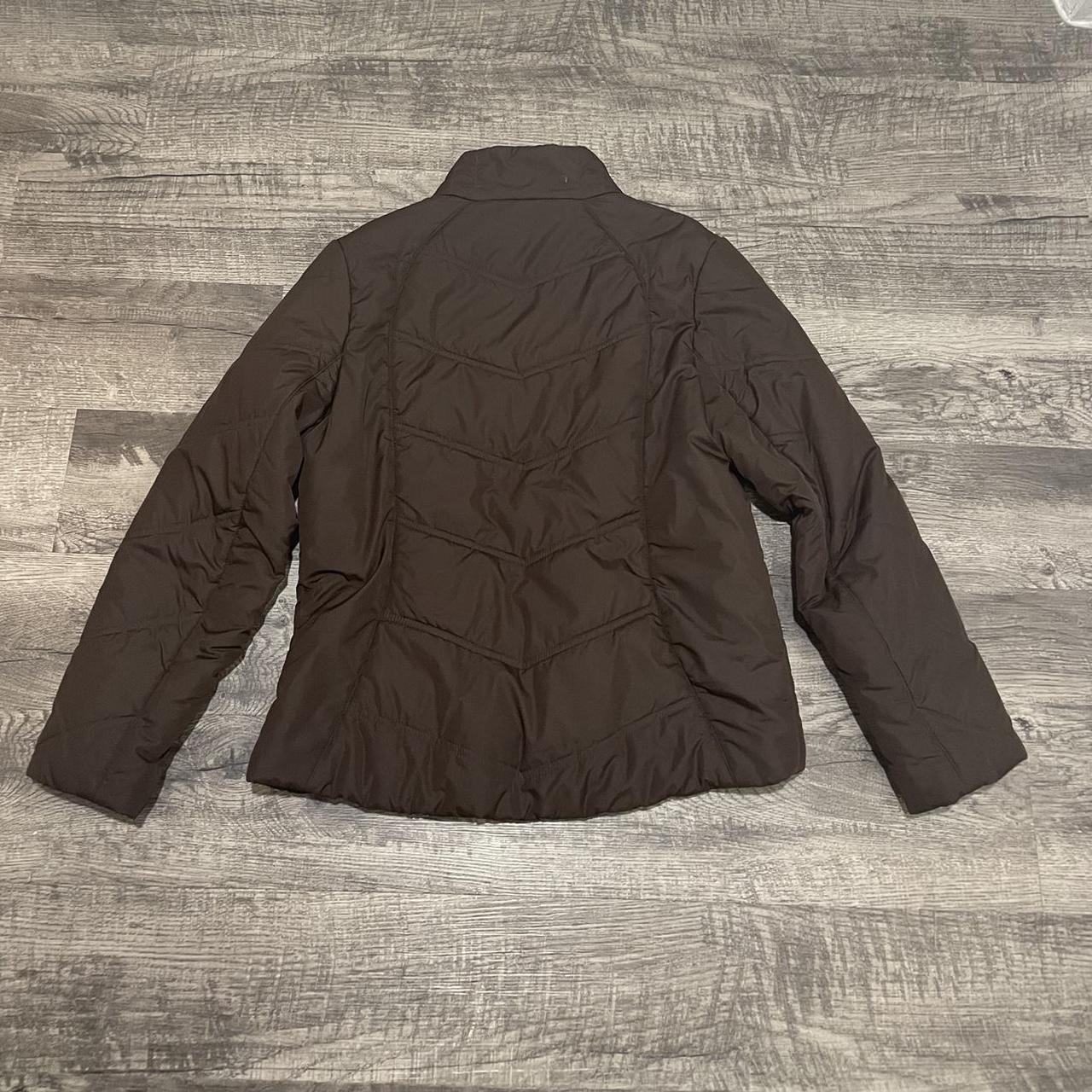 Athletic Works Brown Puffer Coat size medium Depop