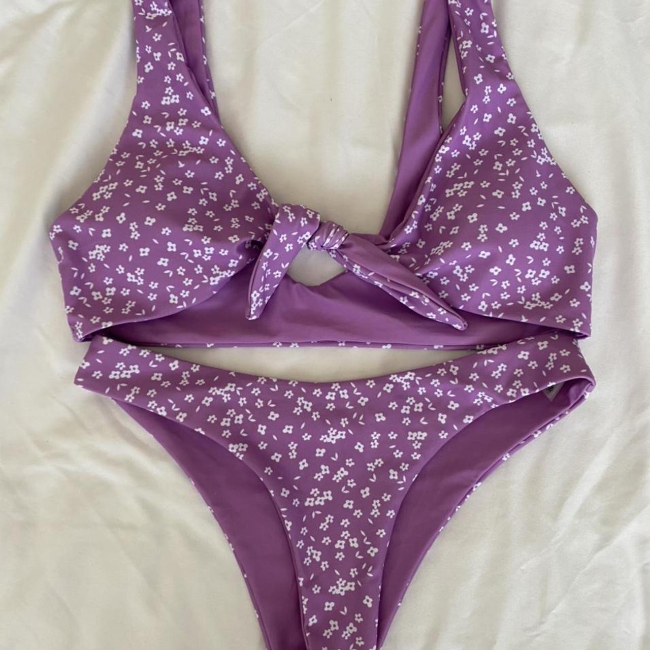 Zaful cheap lilac bikini