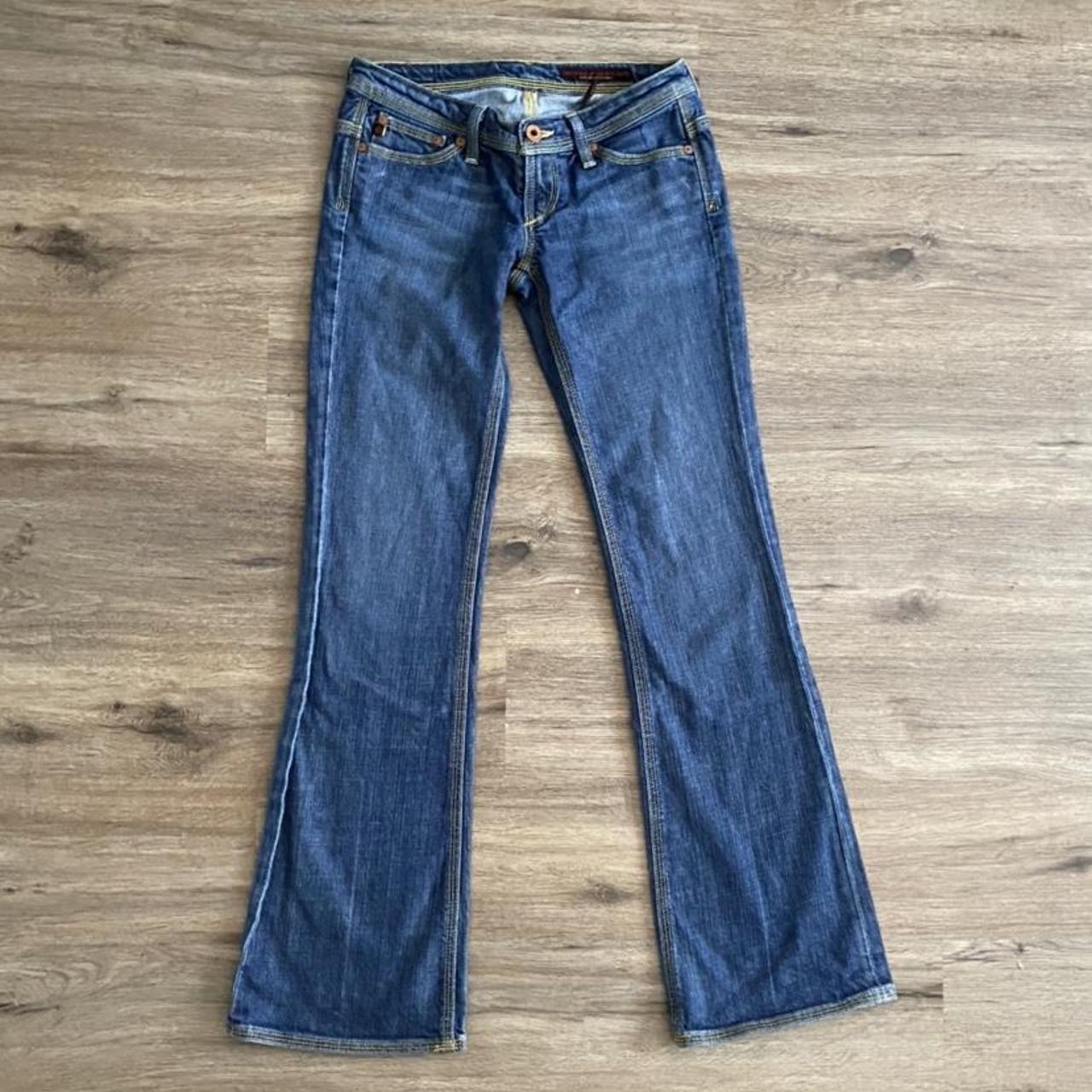 AG Jeans Women's Navy Jeans | Depop