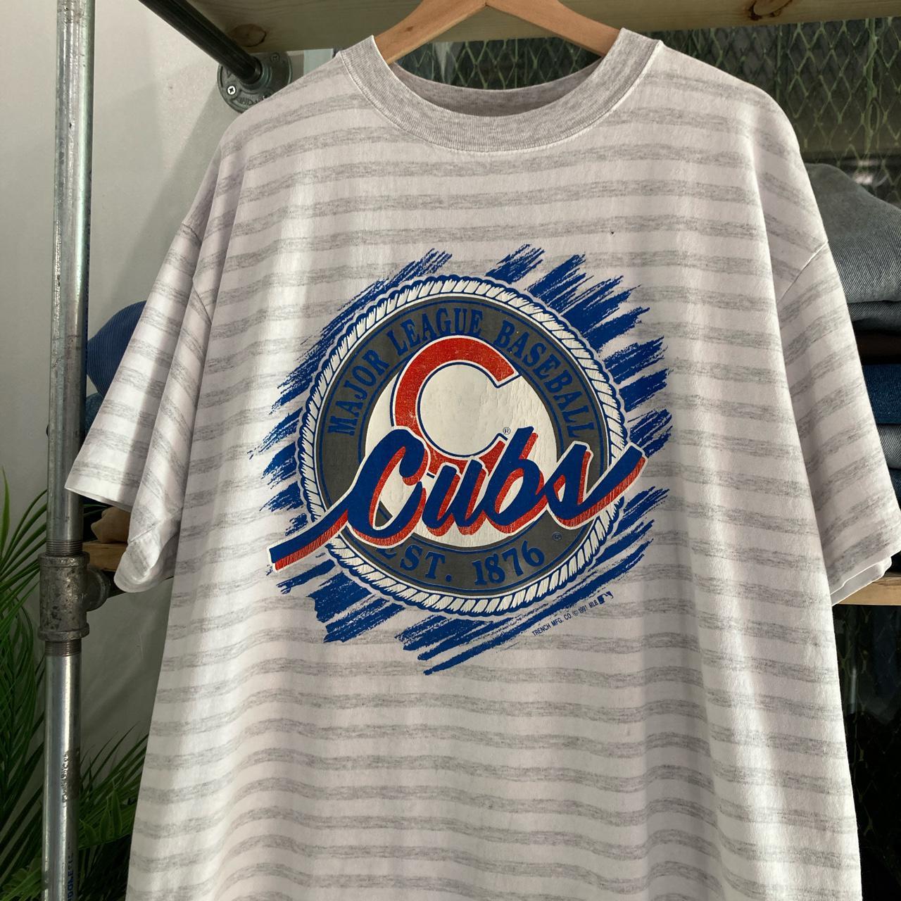 Mens 1991 Chicago Cubs Shirt Size Large Single - Depop