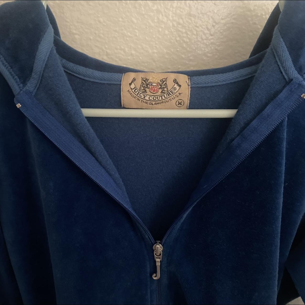 Juicy Couture Size medium fits small Super cute zip... - Depop