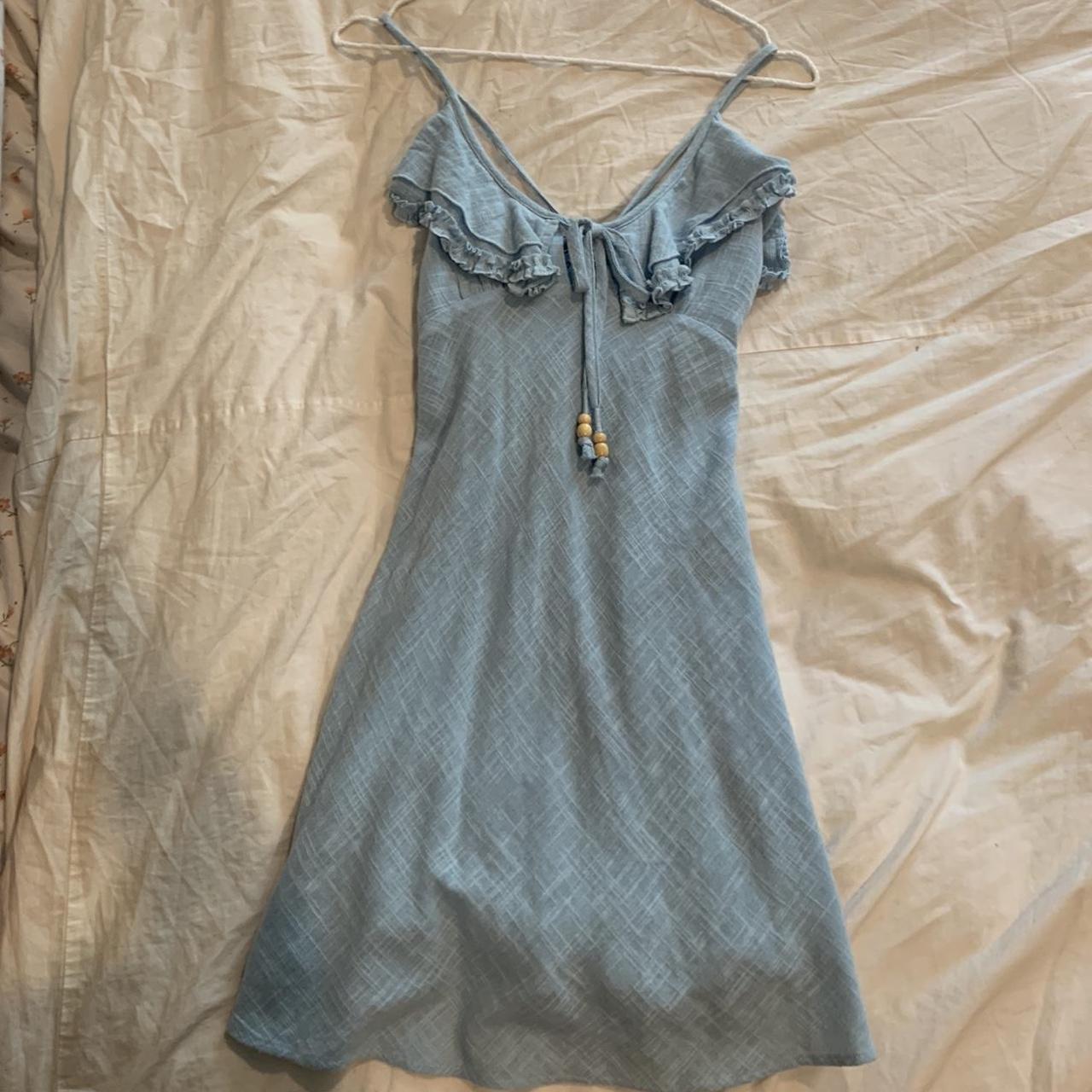 Free people light blue dress! - Depop