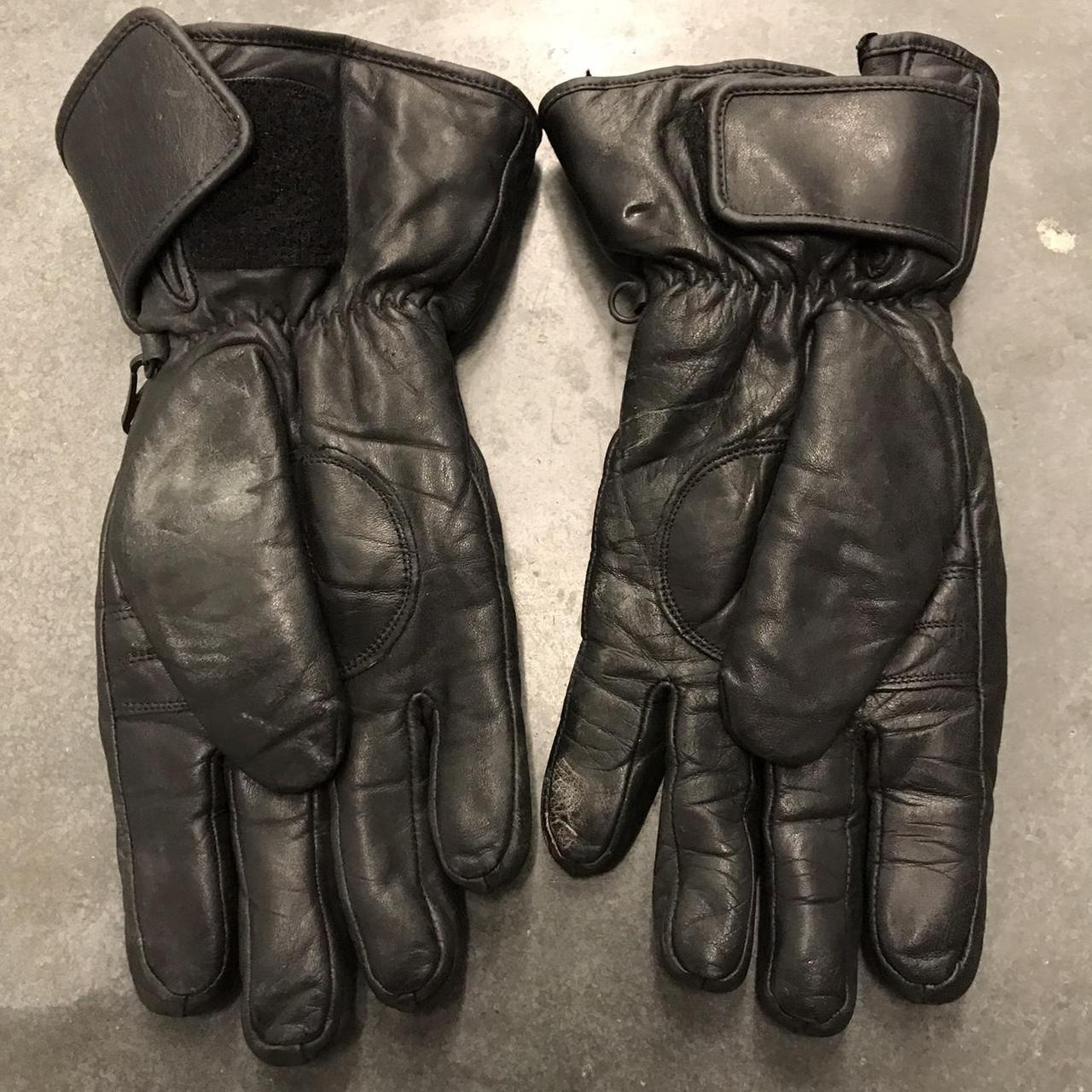 Vintage Harley Davidson Leather Gloves Mens Large w/... Depop