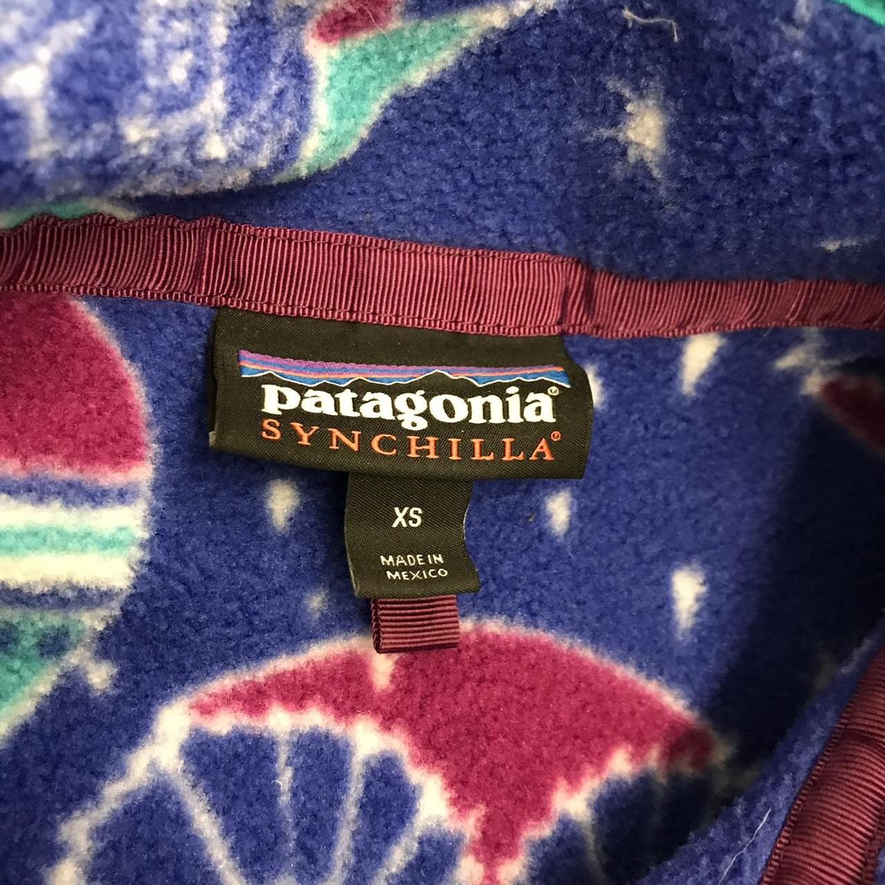 Vintage Patagonia Synchilla Owl All Over Print... - Depop