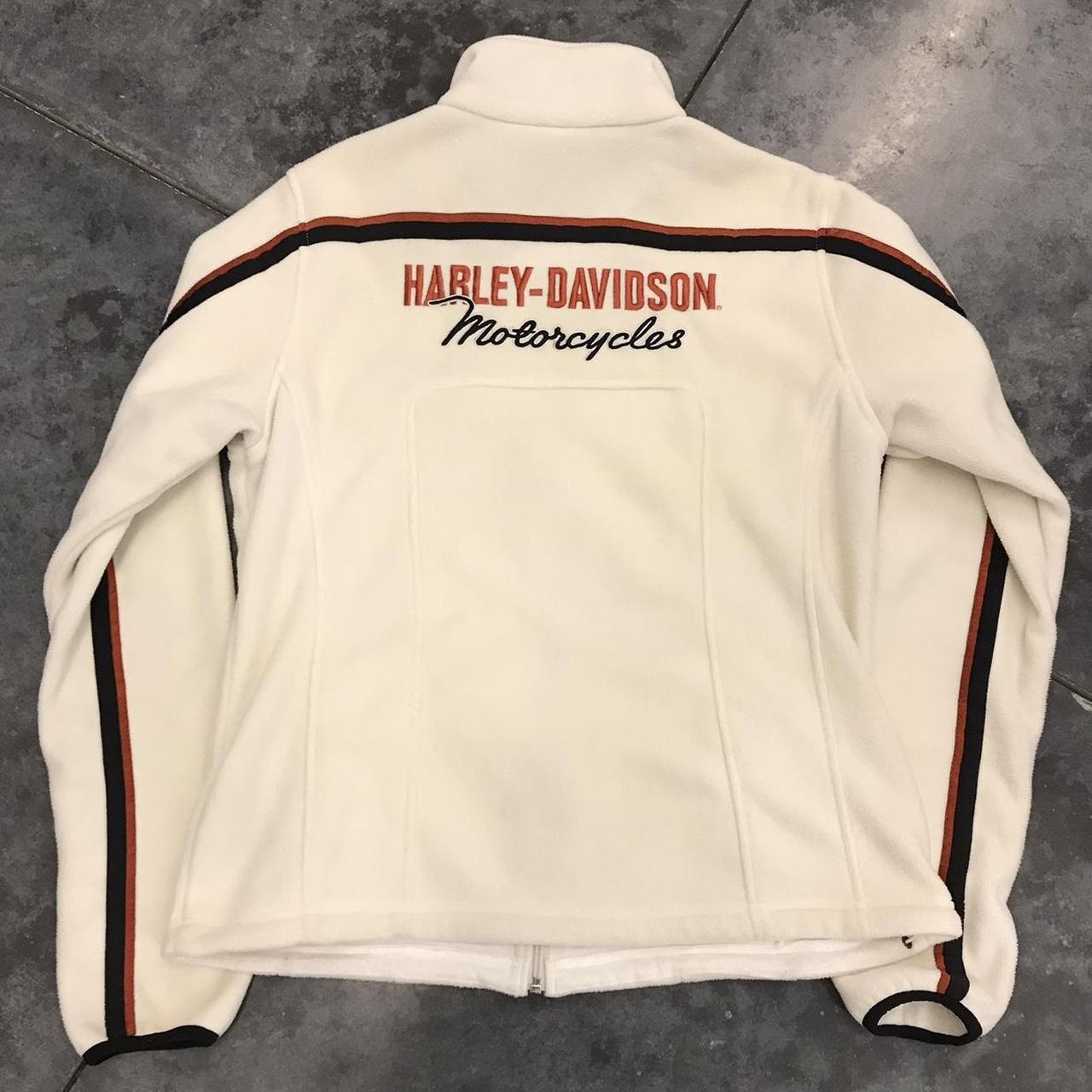 Vintage Harley Davidson Fleece Full Zip Jacket... Depop