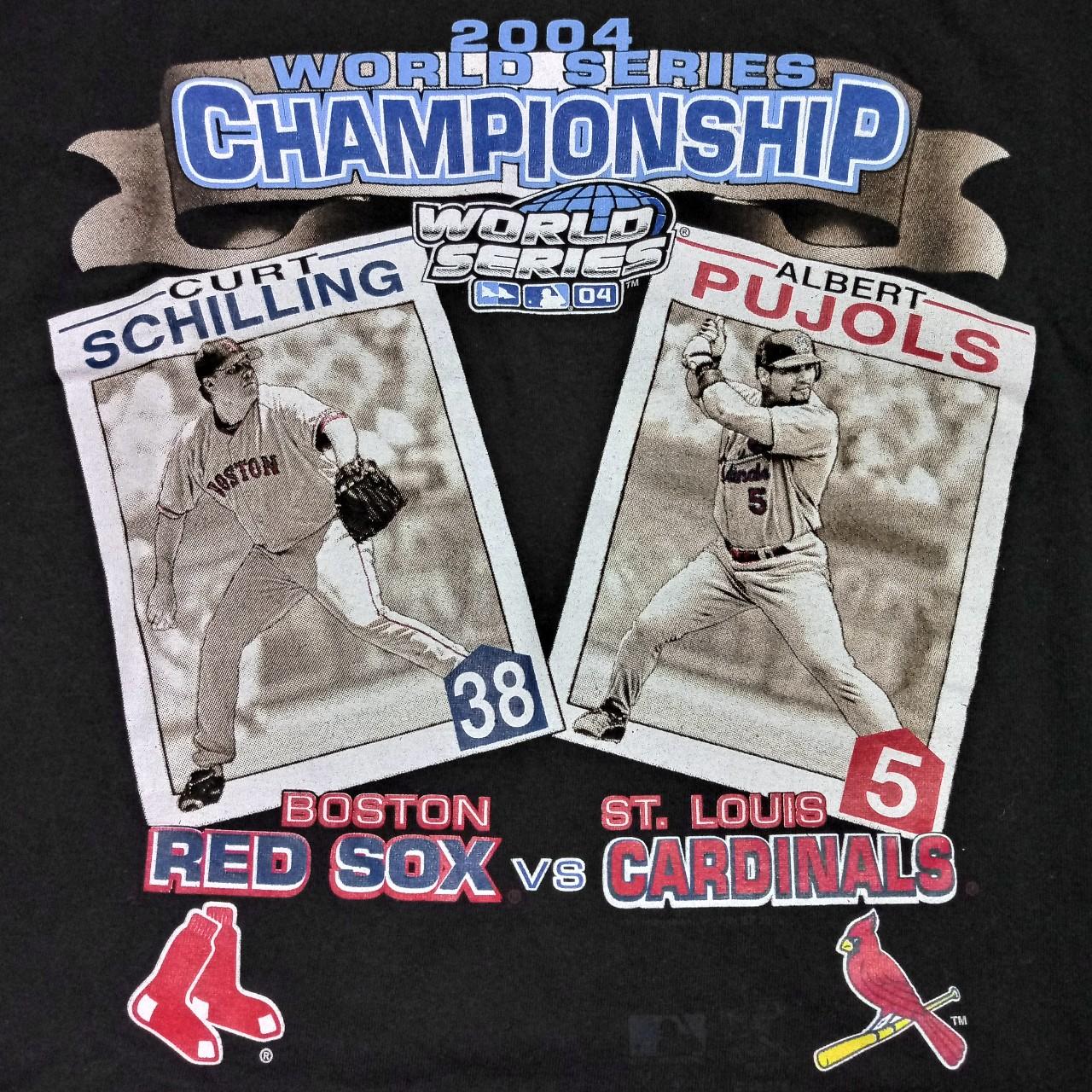 Vintage 2004 Boston Red Sox World Series Champions - Depop