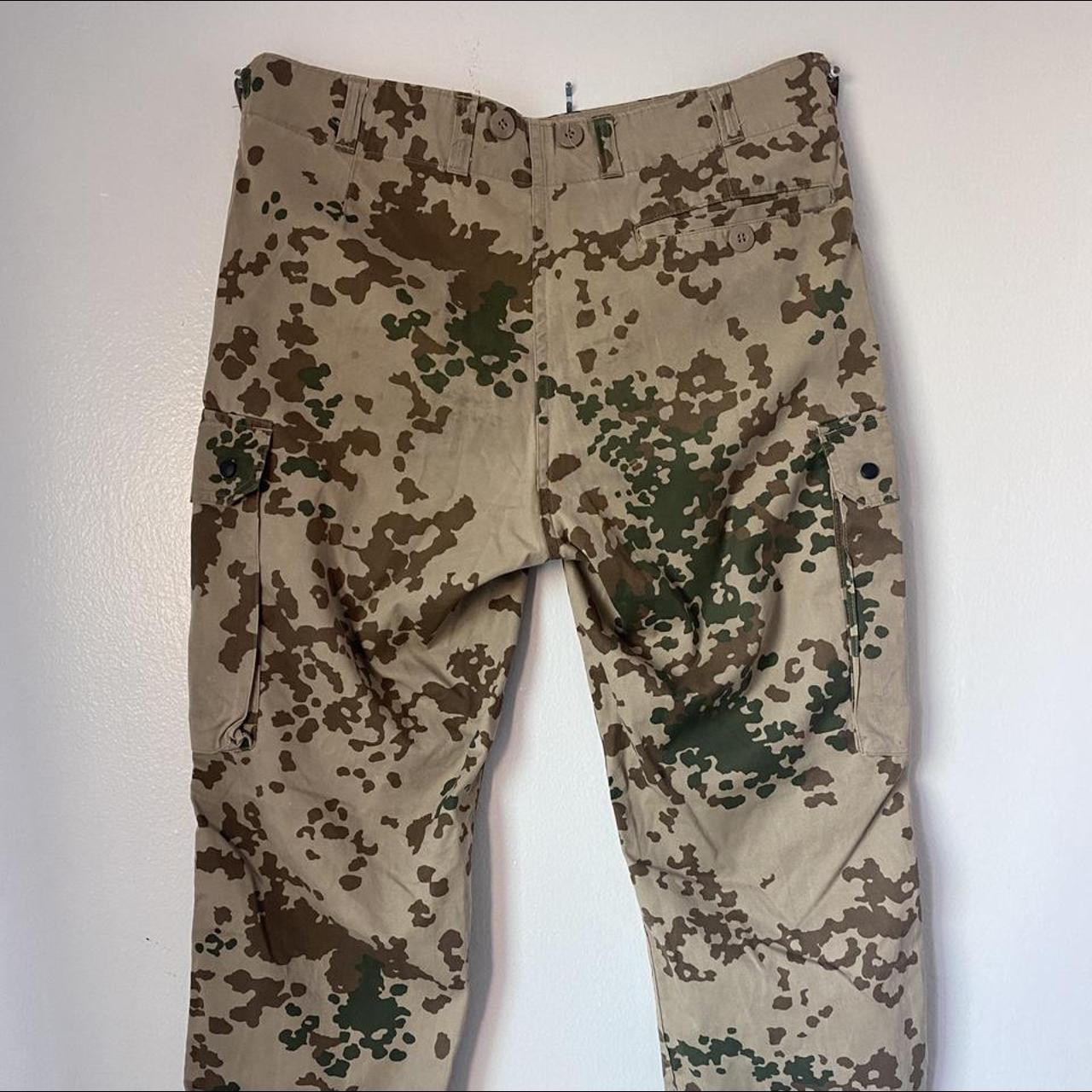 Vintage Military Camouflage Pants in Tropentarn... - Depop