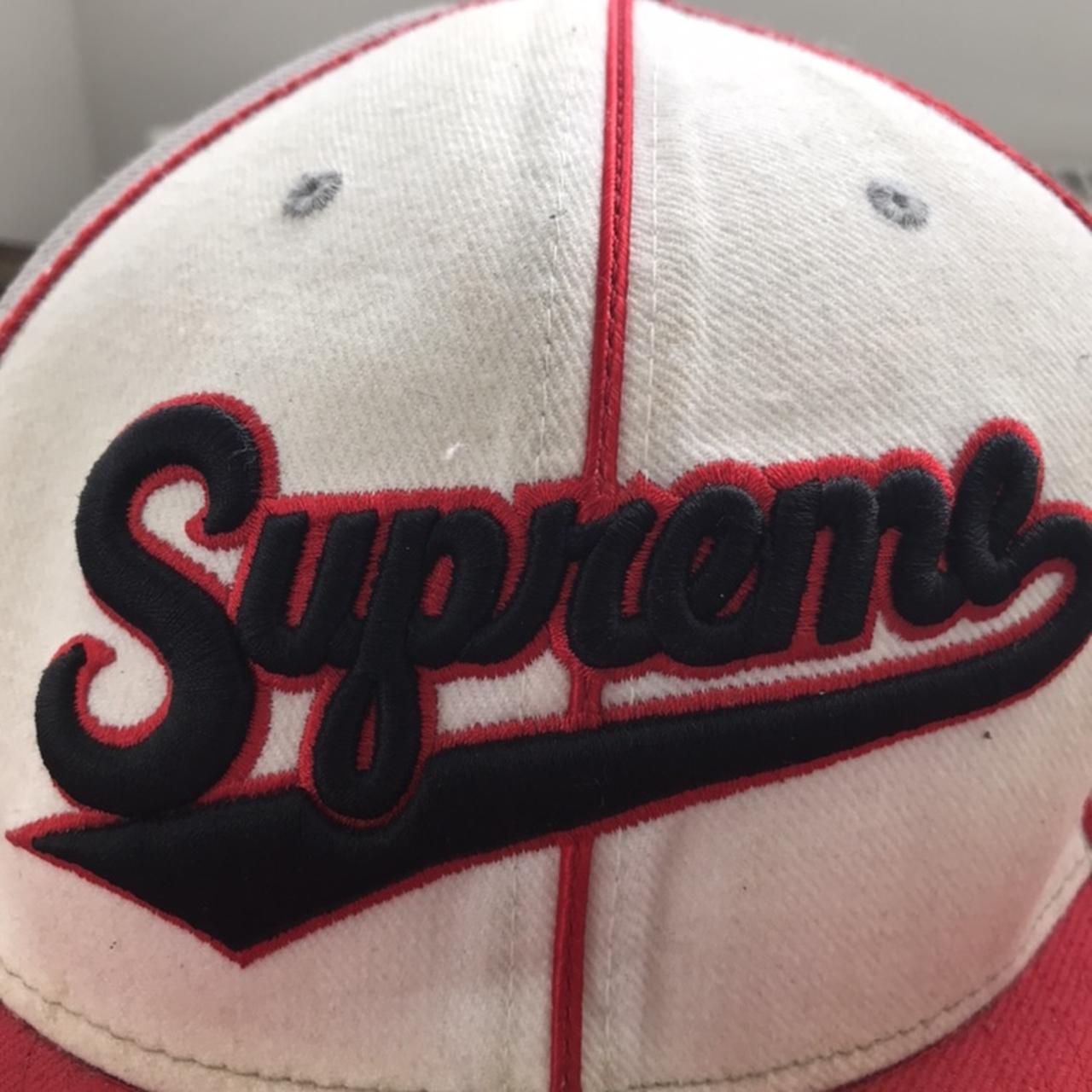 Vintage Supreme x Independent trucker cap Old Preme - Depop