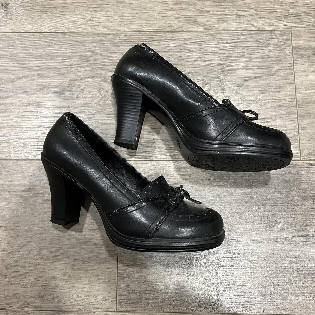 Mudd ribbon heels Cute black heels with ribbon... - Depop