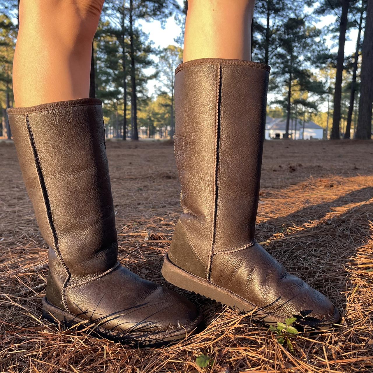 Ugg bronze metallic clearance boots