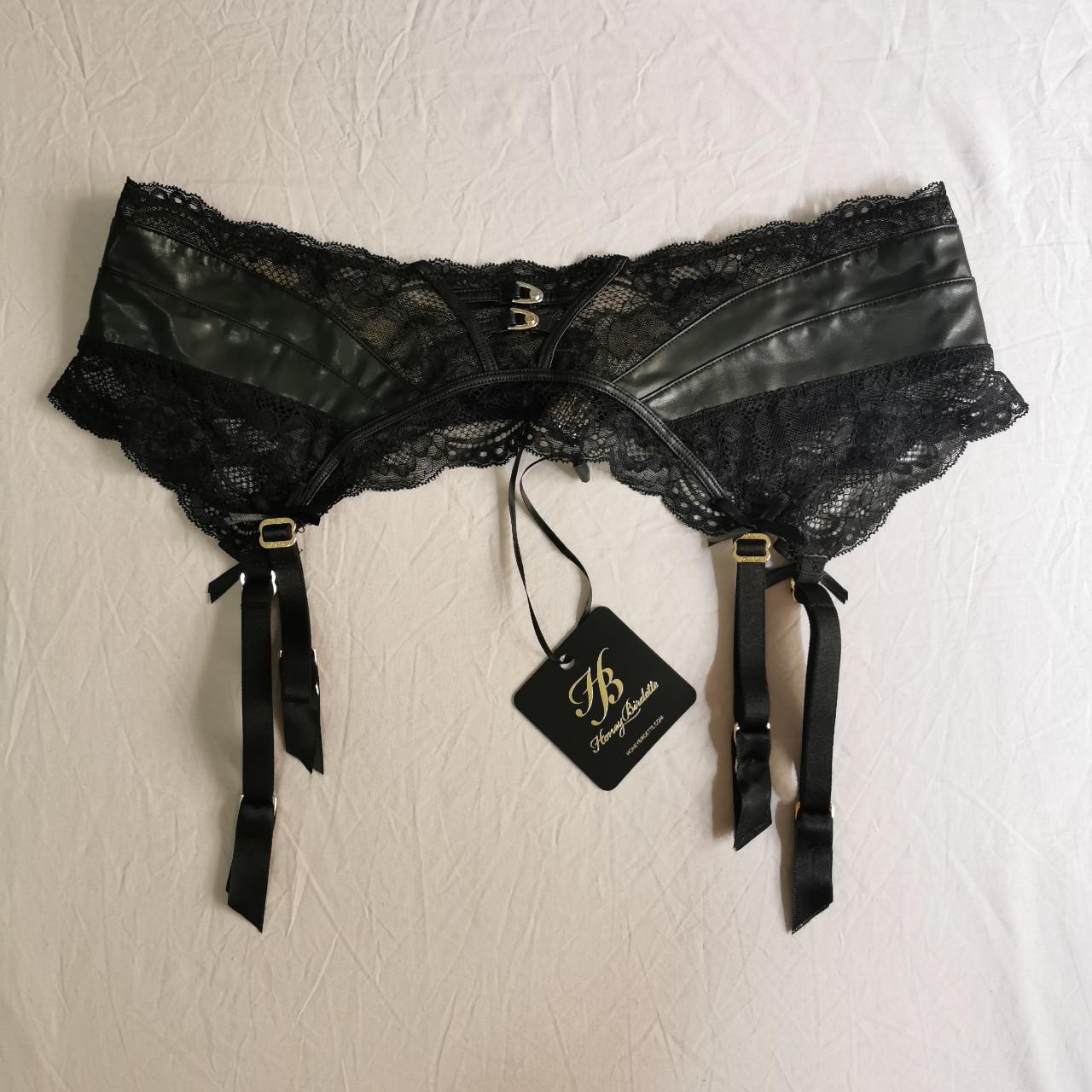 Honey Birdette Jordyn Suspender Black Size Large Depop