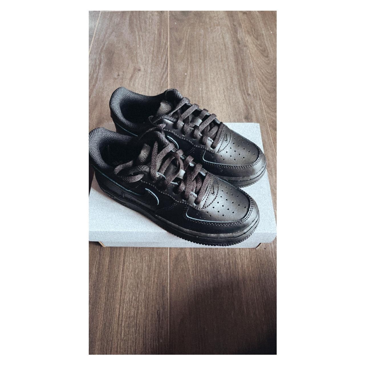 youth nike air force 1 black