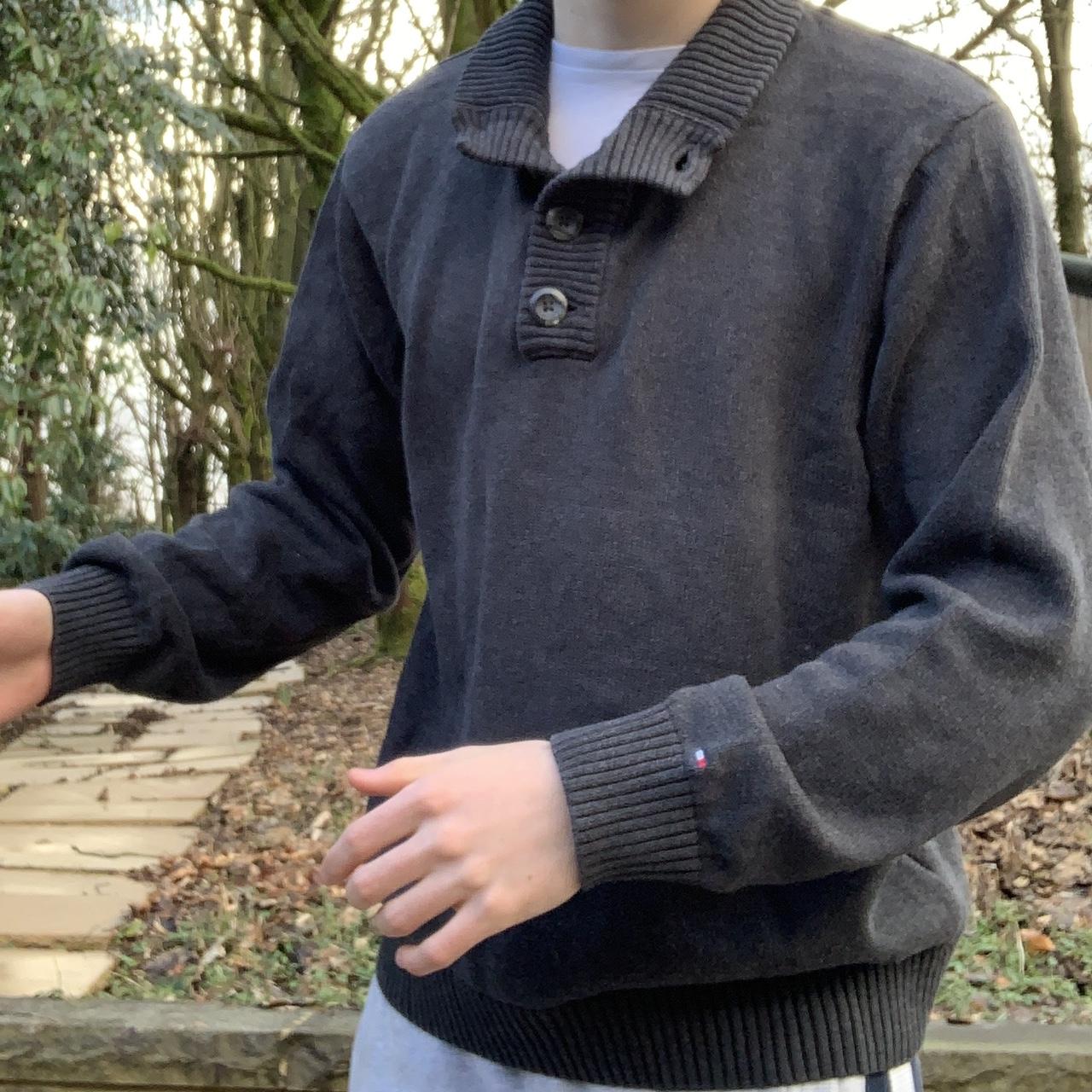 tommy hilfiger shawl collar sweater