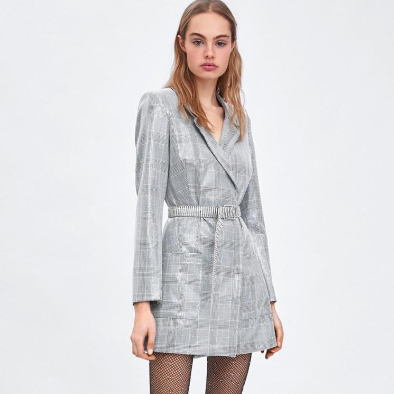 Robe blazer sequin on sale zara