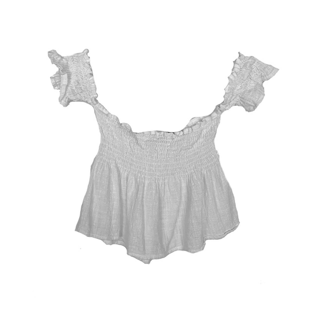 Brandy Melville White top No flaws. for a... Depop