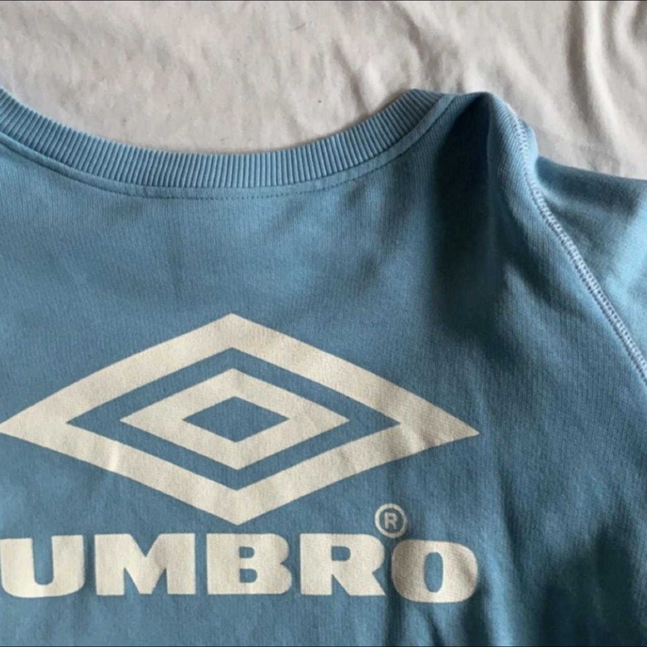 Really cute baby blue Umbro jumper! Bought of depop... Depop