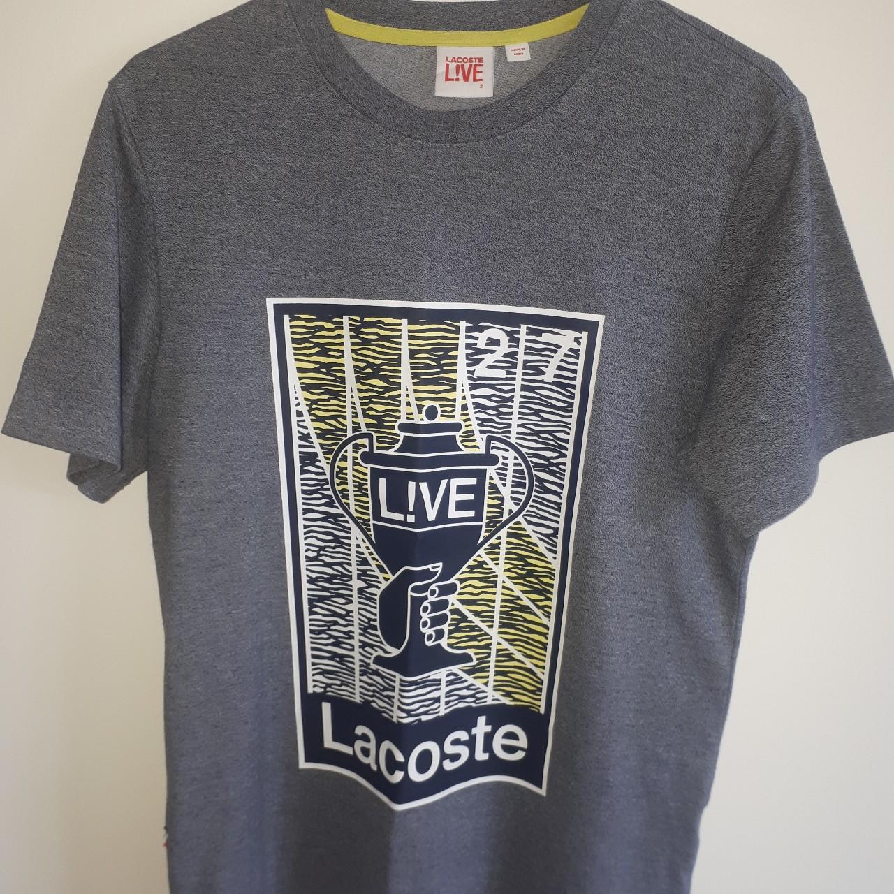 Boys age 14 15 Lacoste Live t shirt Blue Nice