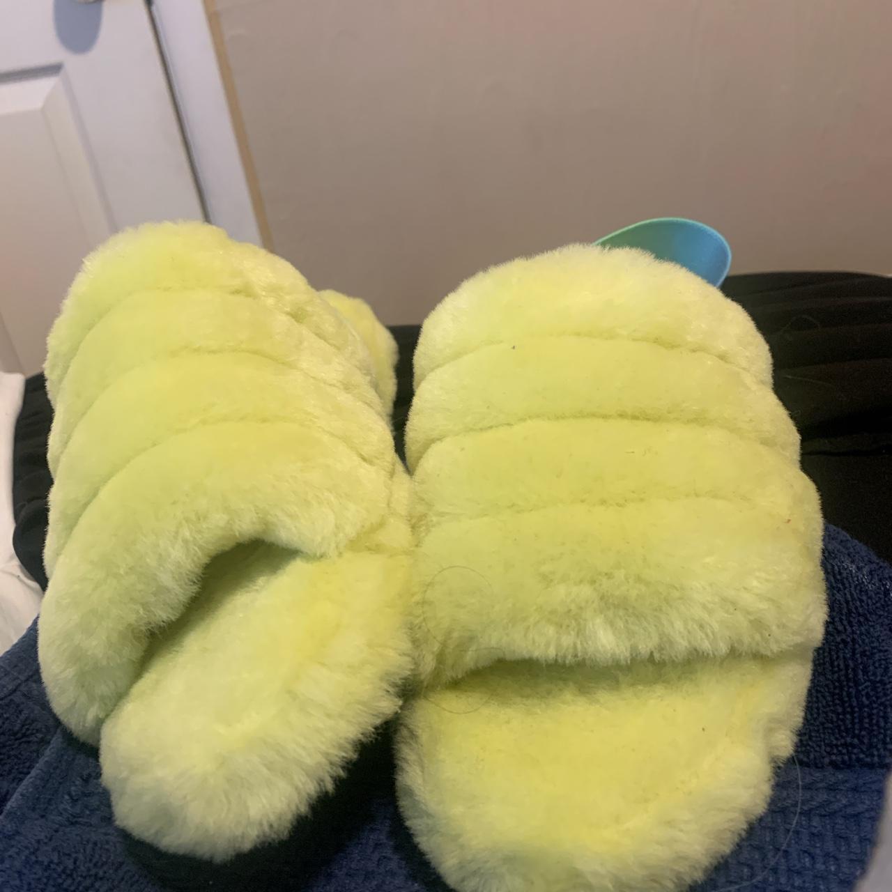 Yellow ugg online slides