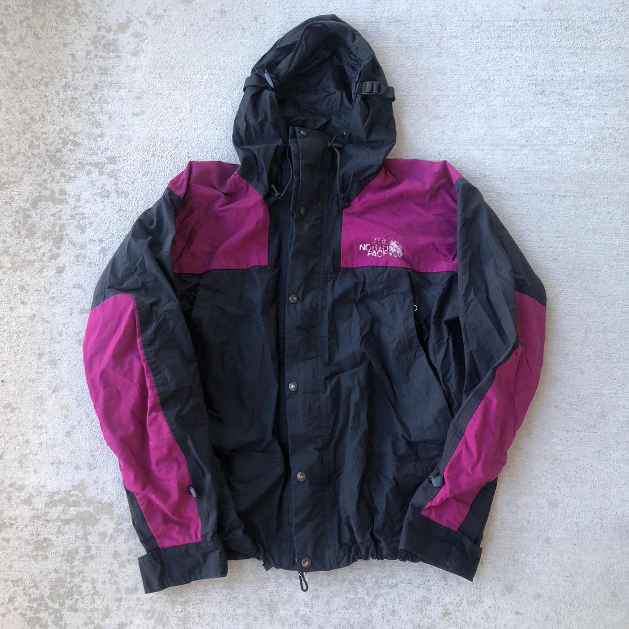 Vintage 90s made in USA north face jacket, in good... - Depop