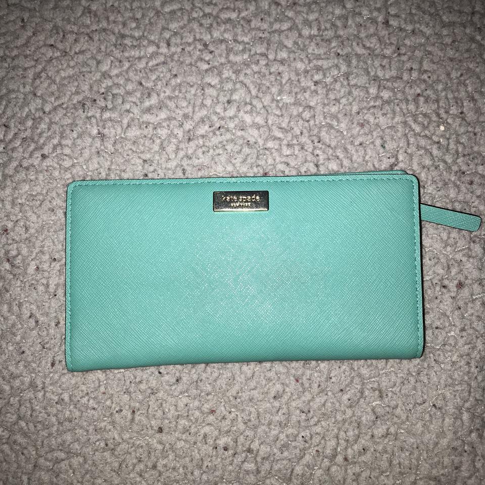 turquoise kate spade wallet