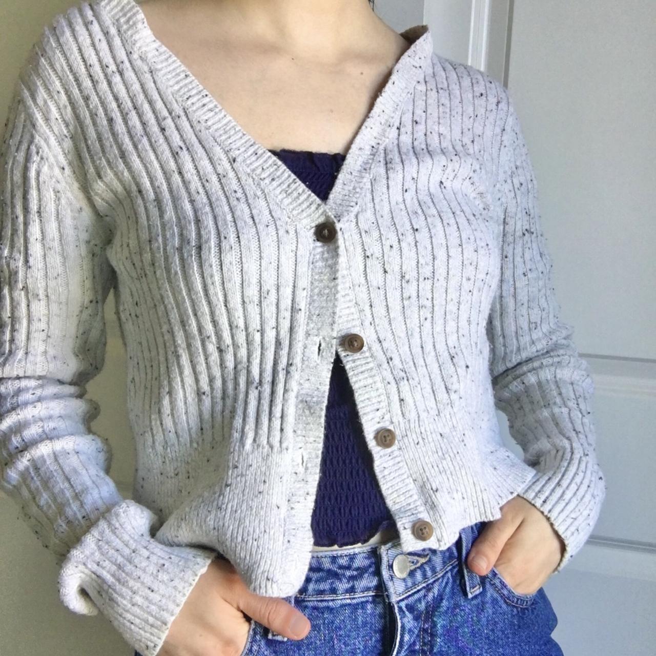 Cropped Cozy-Knit Cardigan for Women