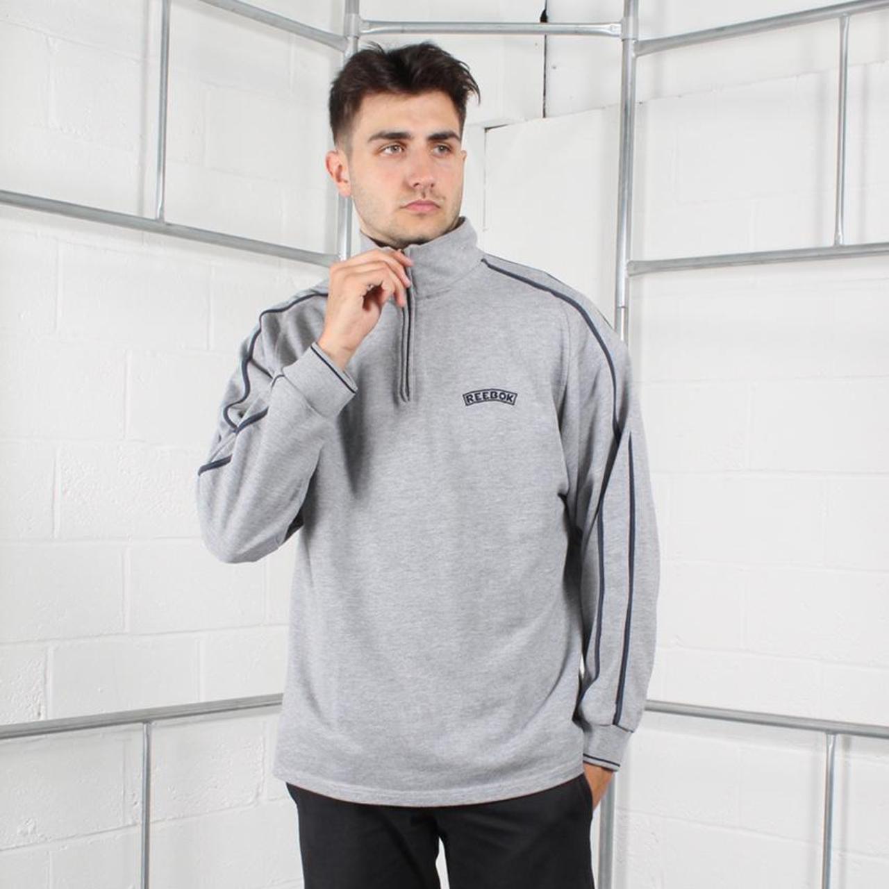 grey reebok jumper