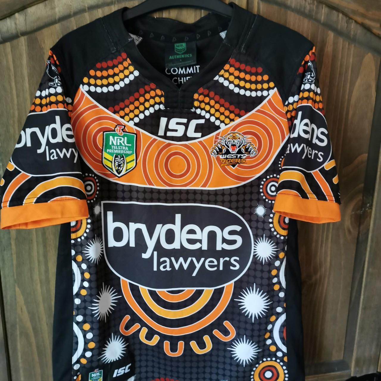 Nrl official West Tigers Indigenous Jersey size... Depop