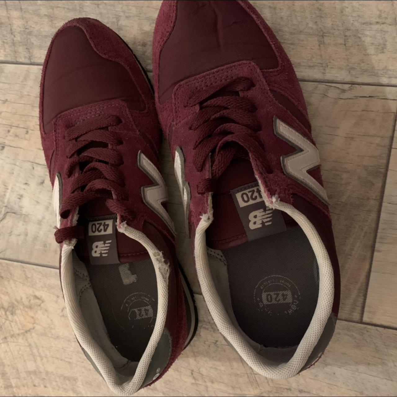 new balance 420 burgundy