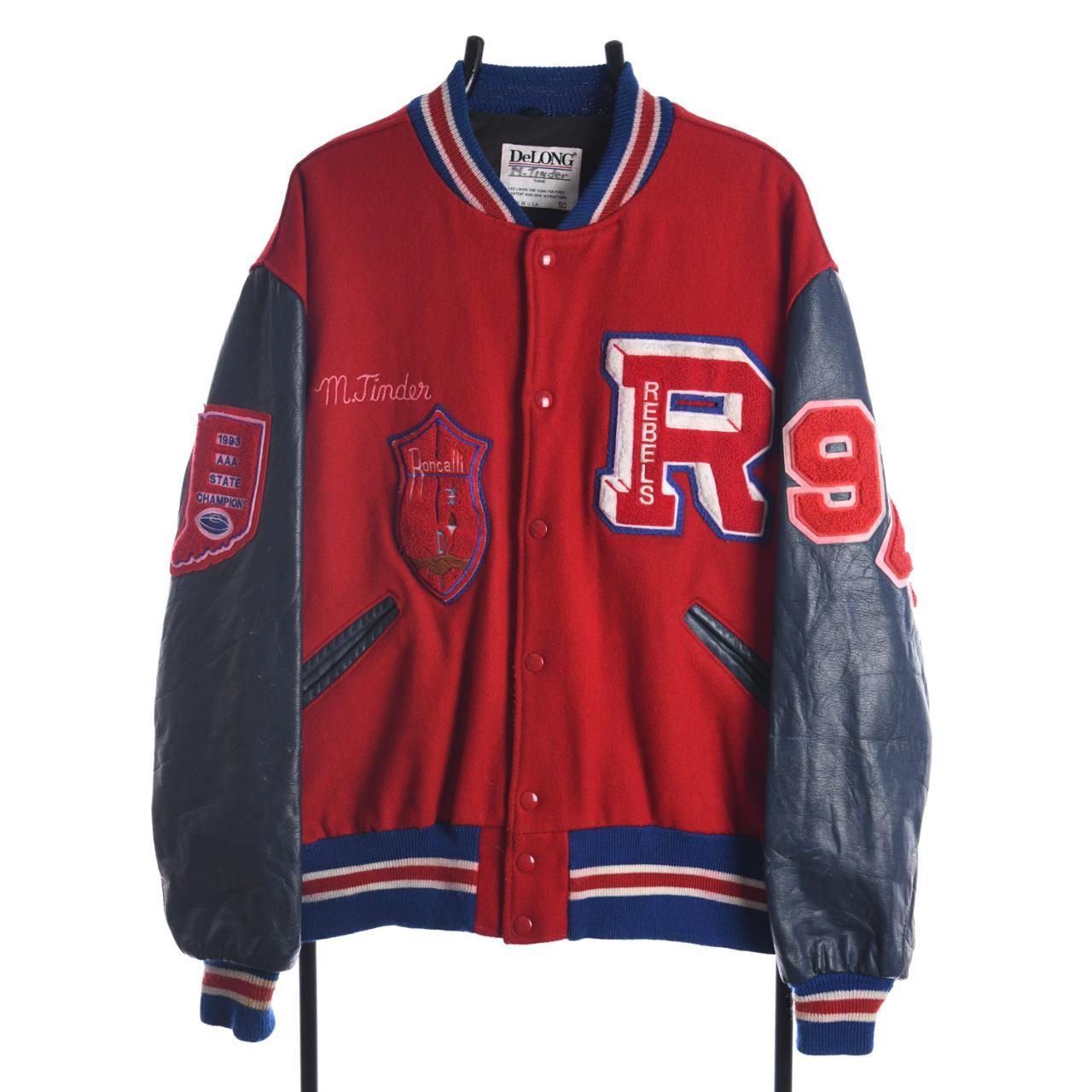 Early 90's Brooklyn Royal Giants Letterman - Depop