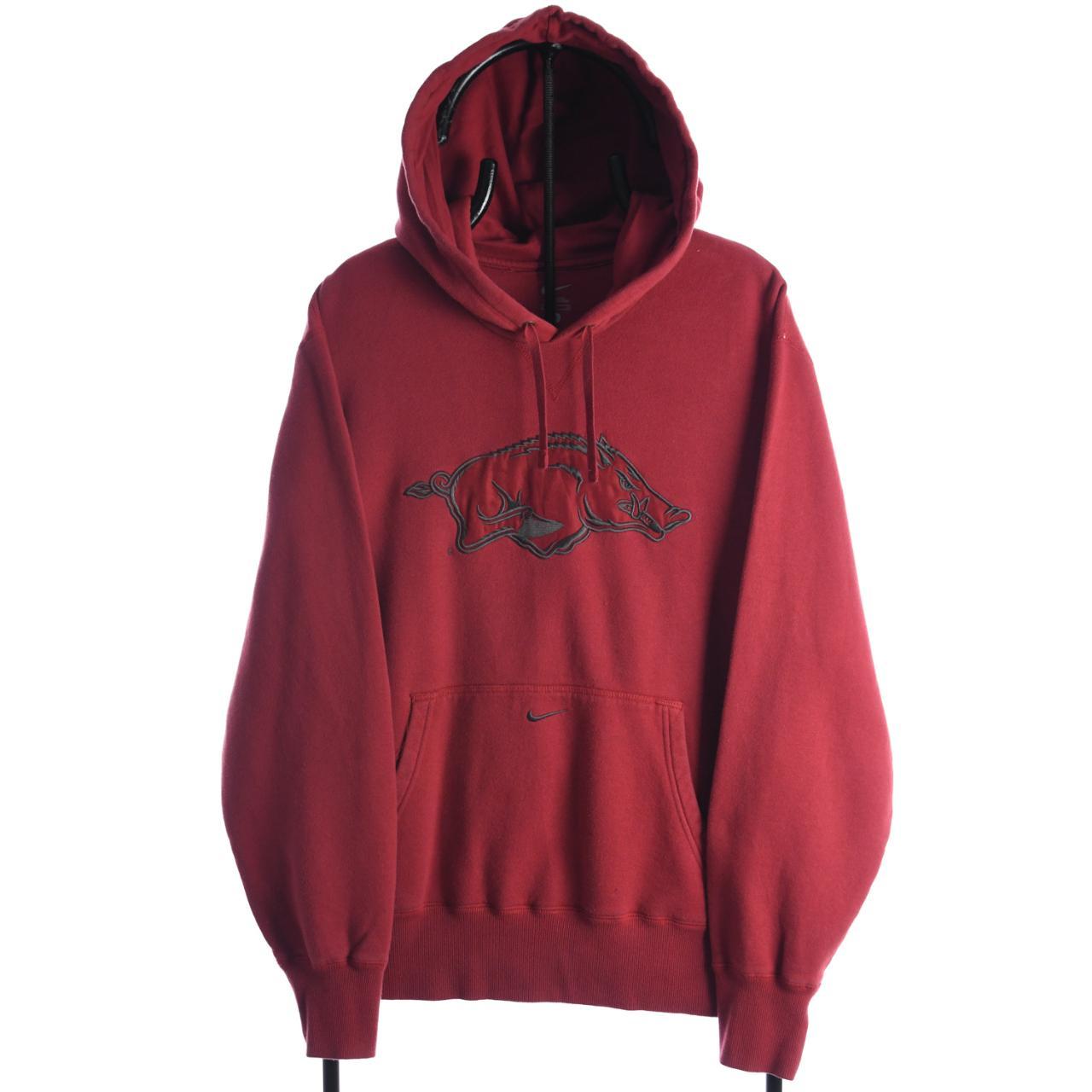 medium red nike hoodie