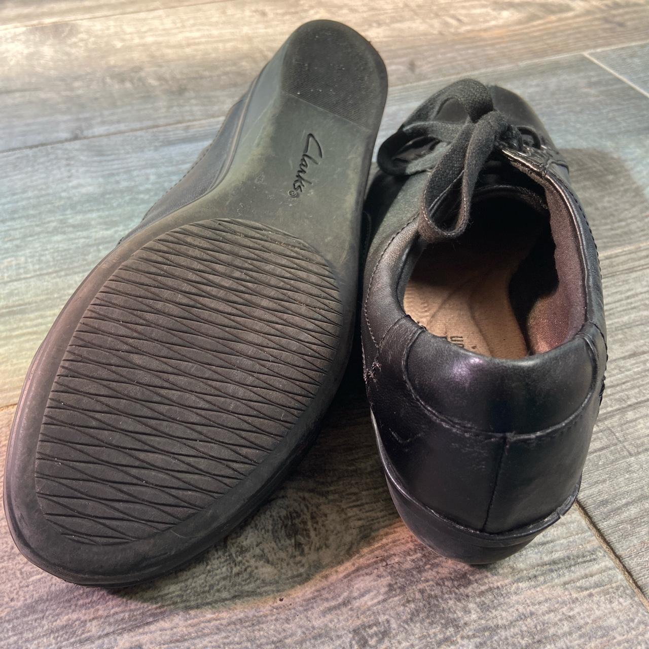 clarks coling boss black leather