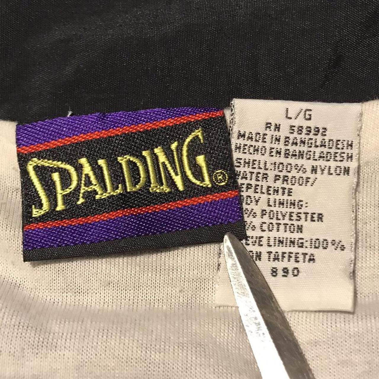 Vintage Spalding Embroidered Spellout Logo Long... - Depop
