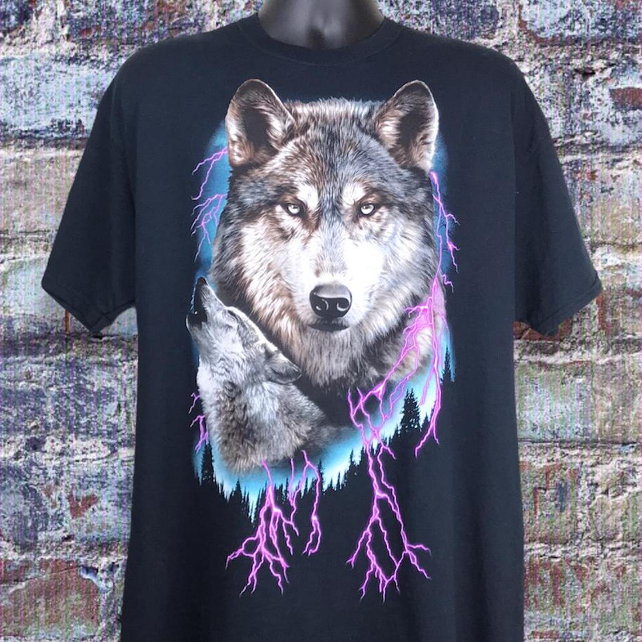 Fruit of the Loom Heavy Wolf Pack Big Print Short...