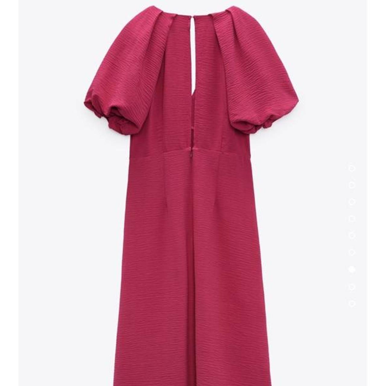 Zara Women's Pink Dress Depop