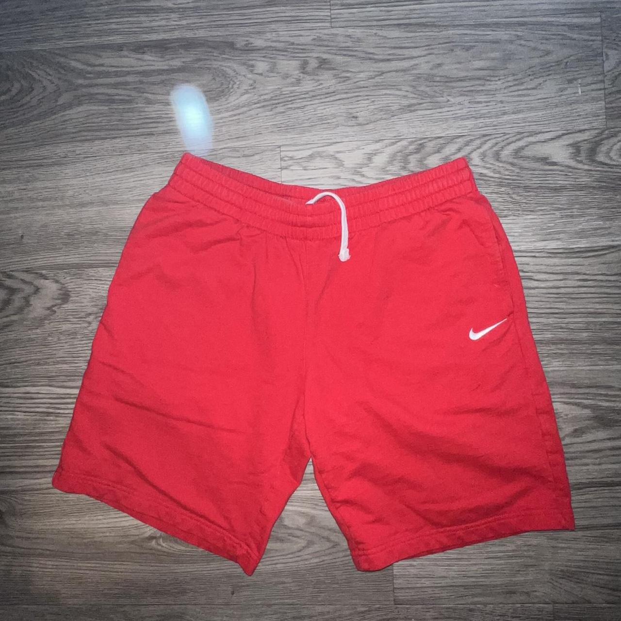 Men’s Nike Red Shorts ( Like New ) Size Large... - Depop