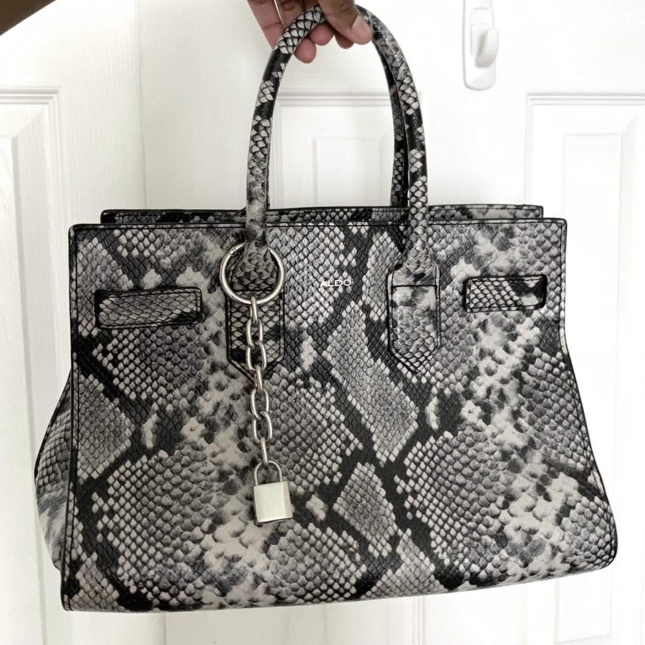 Black snakeskin purse hot sale