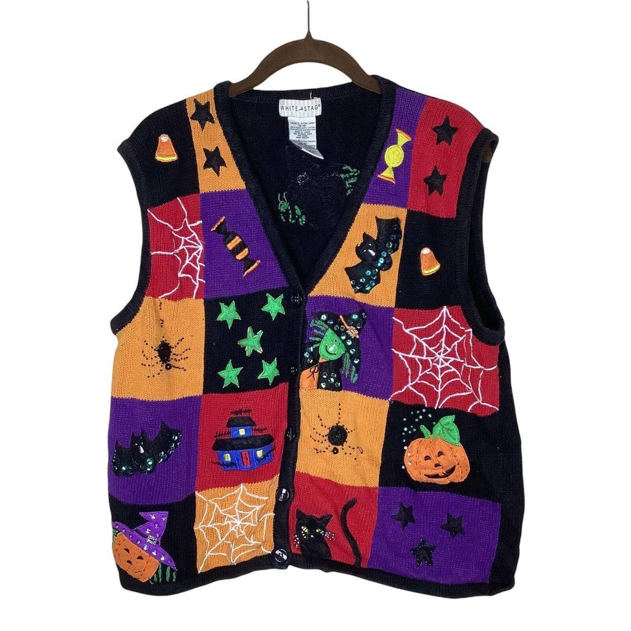 halloween sweater vest