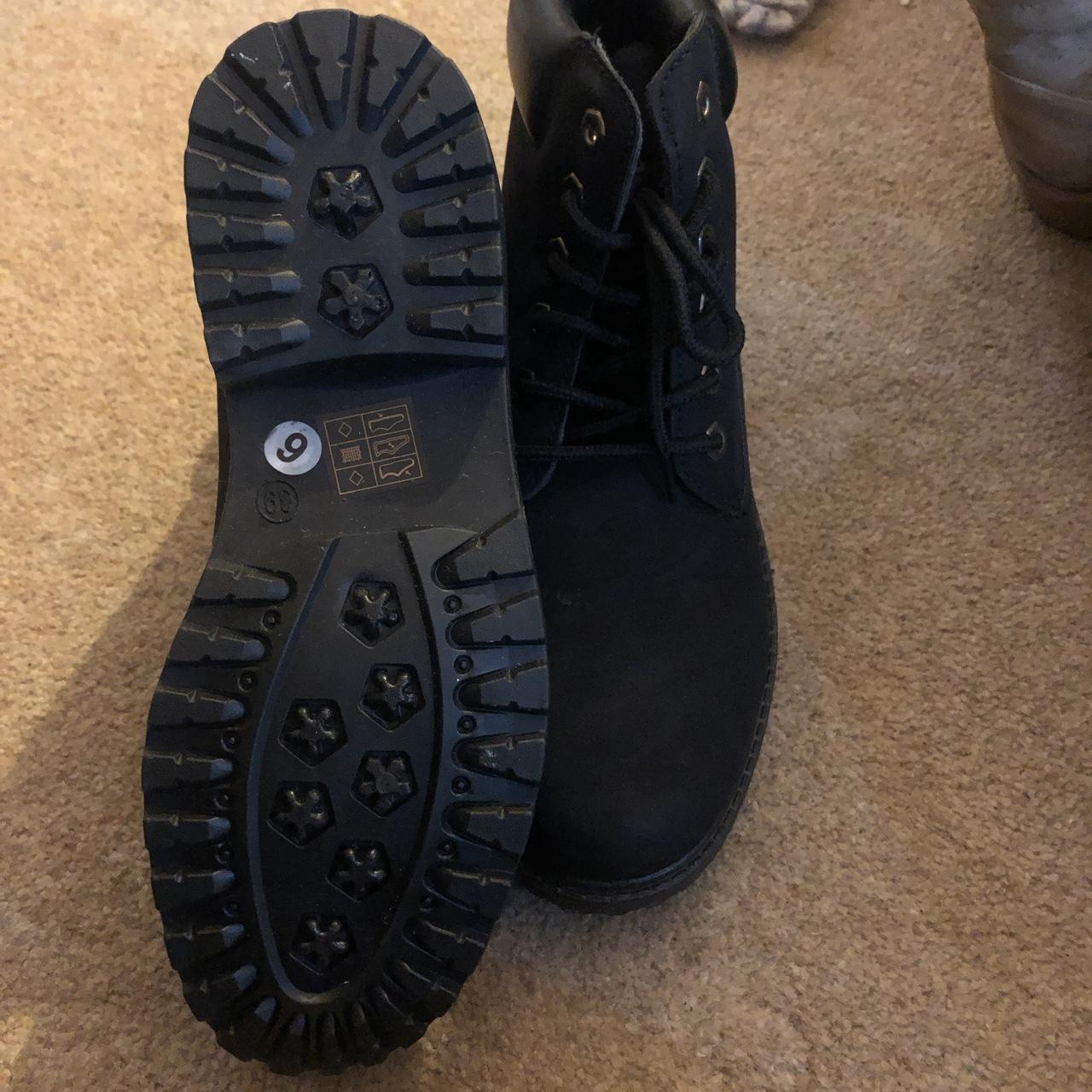 Fake black hot sale timberland boots