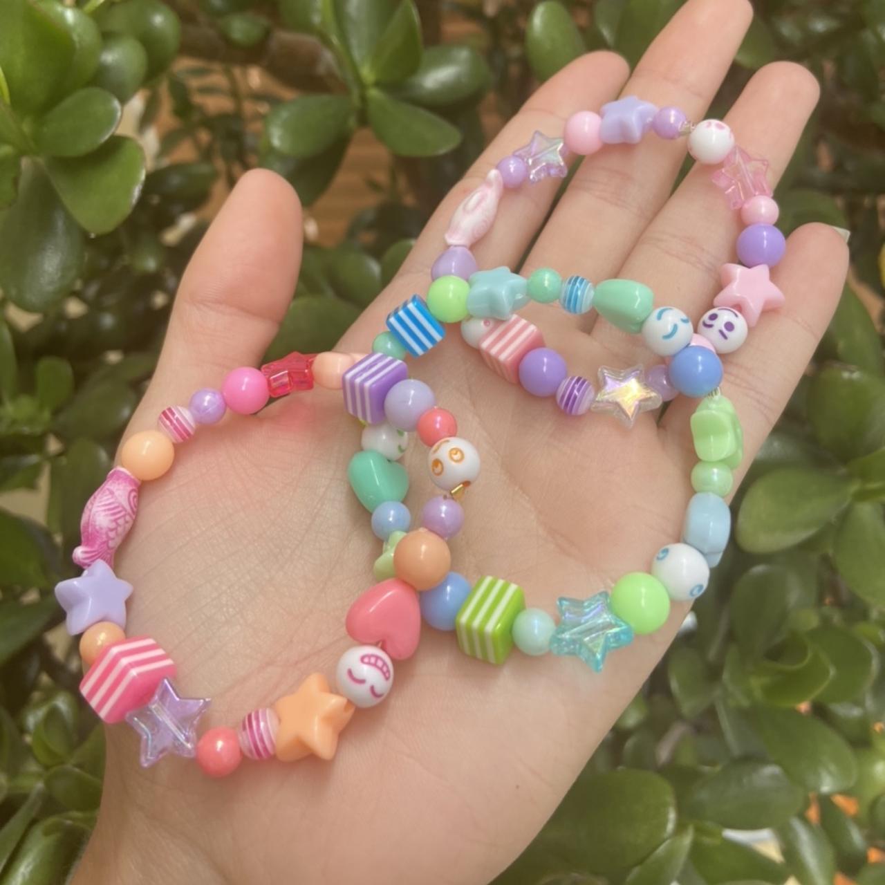 Y2K bead bracelets #y2k #bracelets #jewelry - Depop