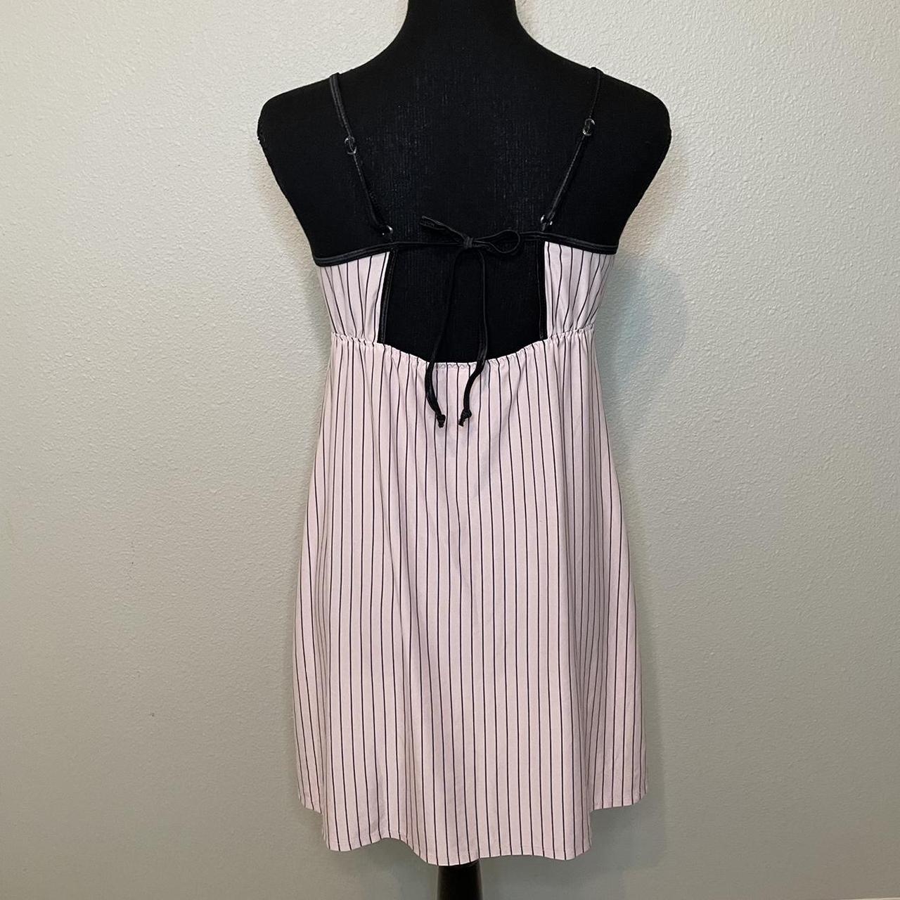 Striped dress Pink and black striped dress. There... - Depop