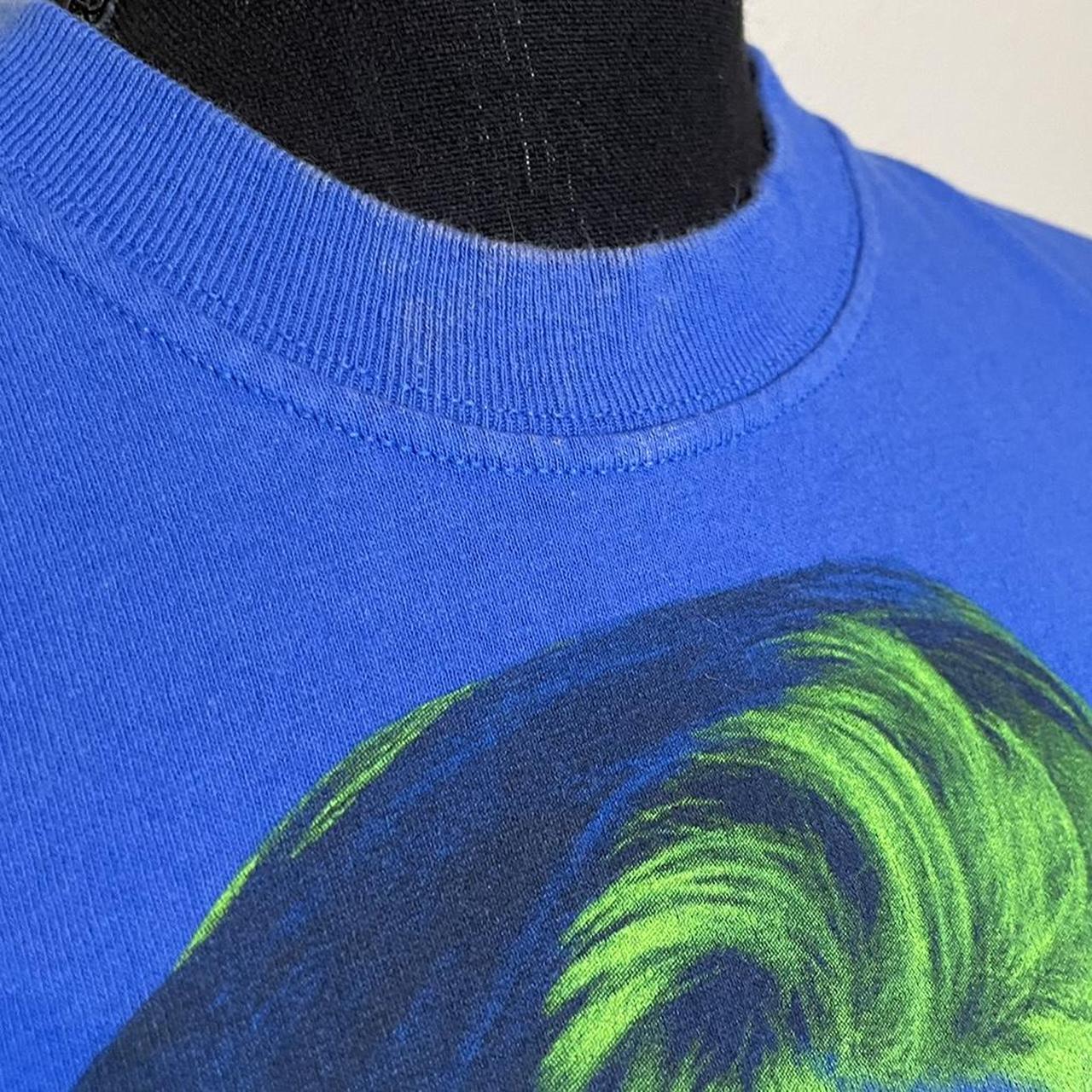 Billie Eilish Merch T Shirt Blue Billie Eilish... - Depop