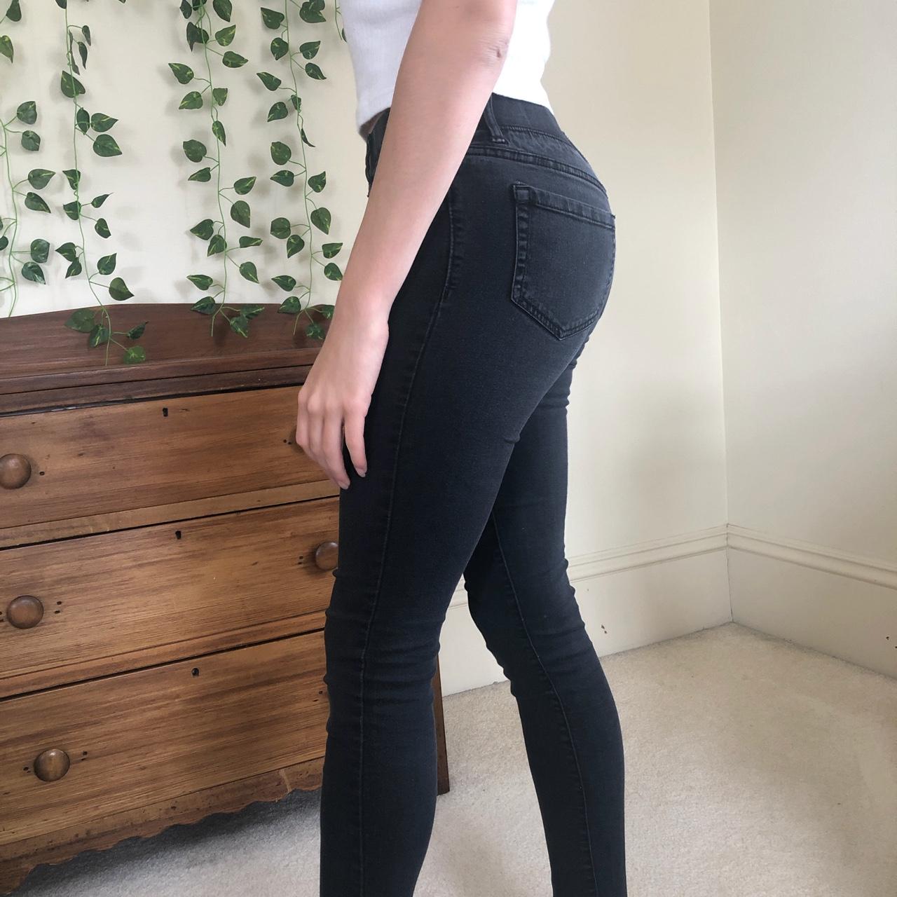 very cute medium rise target black jeans, size 14... Depop